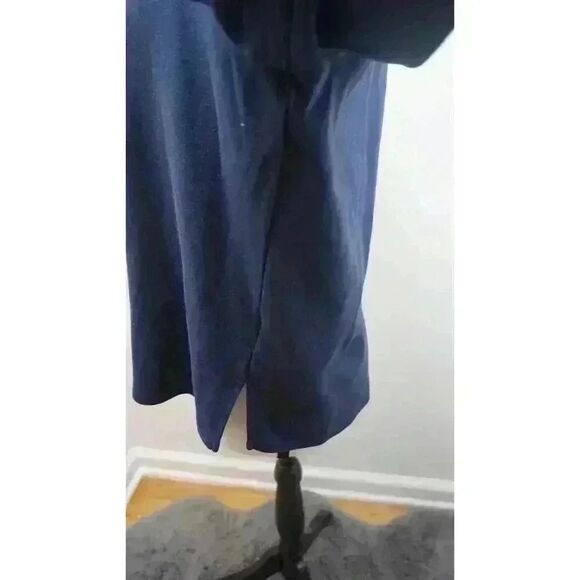 Alfred Dunner Petites Embroidered Bell Sleeves Knit Top - PM Size, Navy Blue - Picture 7 of 14